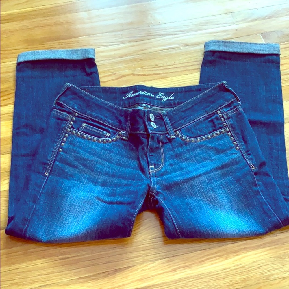 American Eagle denim capris